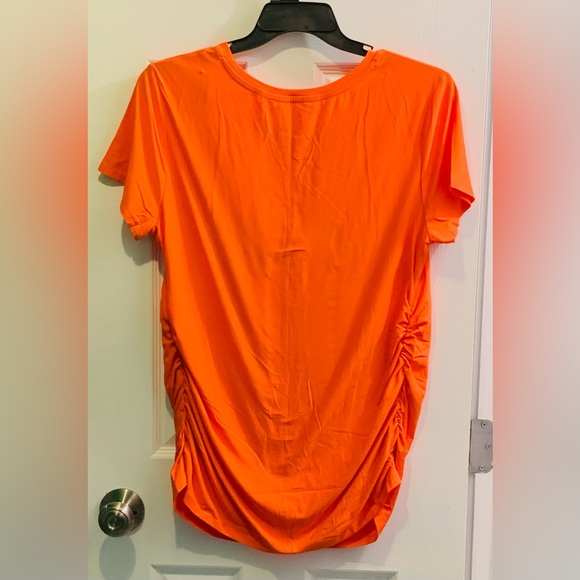 Time and Tru Maternity Graphic Tee Orange Size Large (12-14) Halloween Spooky - Picture 2 of 10